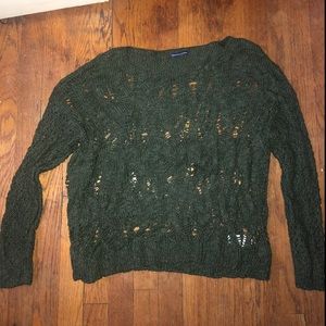 Dark green sweater
